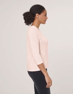 Cashmere jumper with boat neckline thumbnail 4