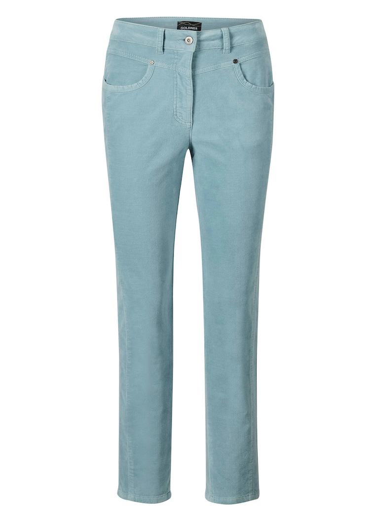 Pantalon en velours aspect sport