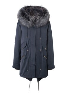 Kapuzen-Parka mit abnehmbarem Pelz thumbnail 1