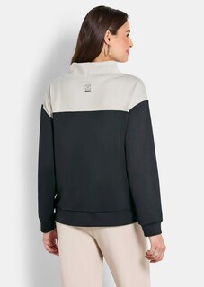 Colour-blocking sweatshirt van functionele stof thumbnail 2