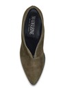 Suede ankle boot with block heel thumbnail 3