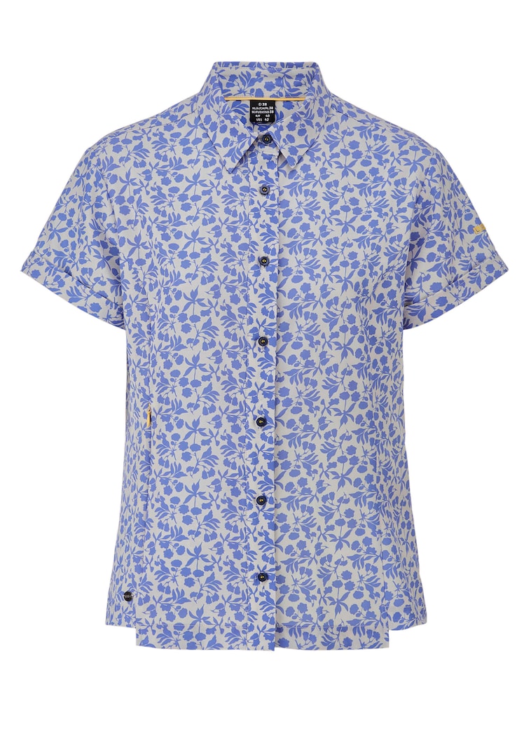 Functionele blouse, achter langer