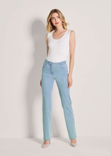 M-Jeans in gerader Form mit Logo-Stickerei thumbnail 2