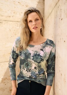Pullover mit edlem All-over-Print thumbnail 7