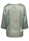 Modische Satinbluse mit brillanten Alloverdruck thumbnail 2