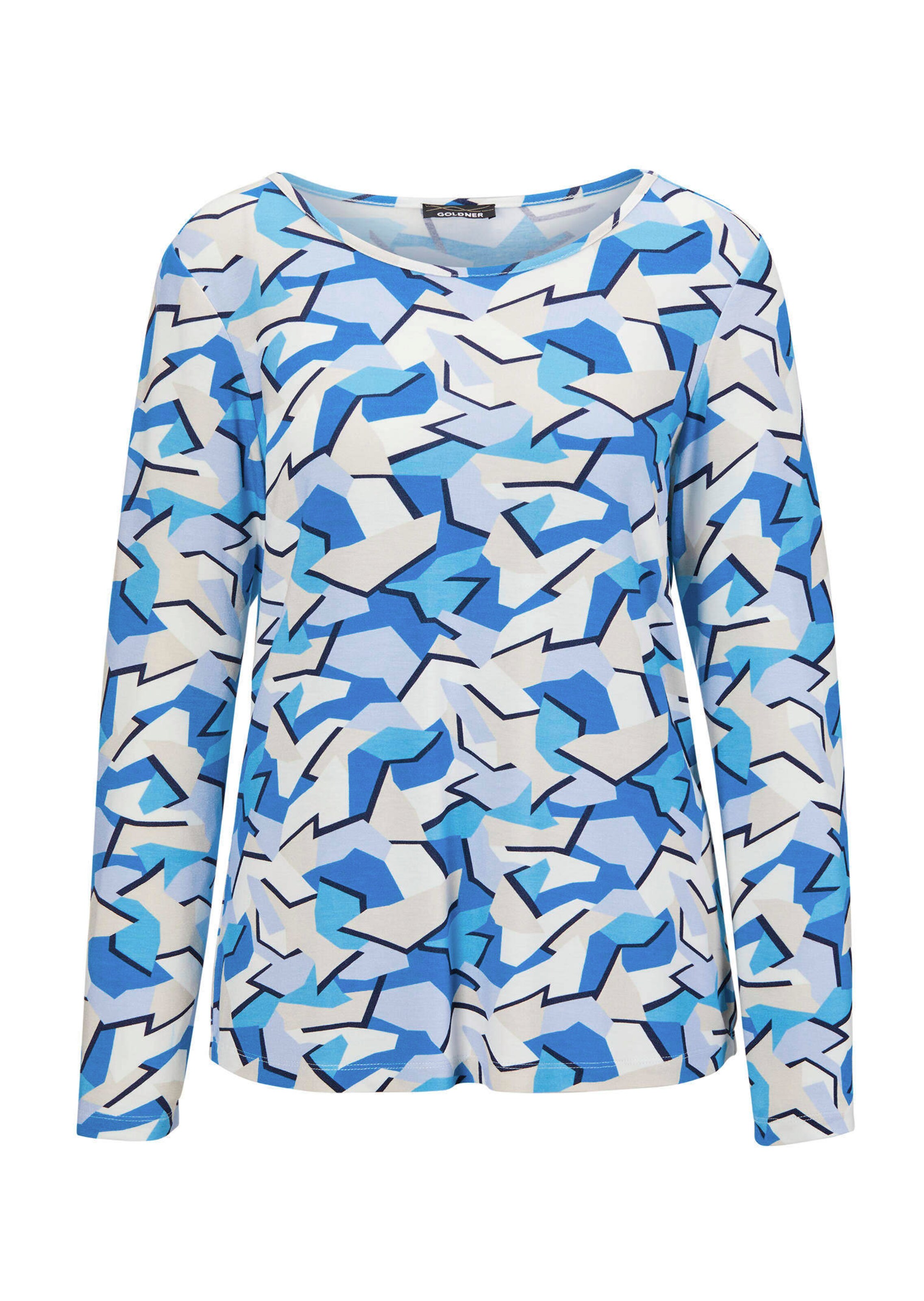 Langarmshirt mit auffälligem Muster