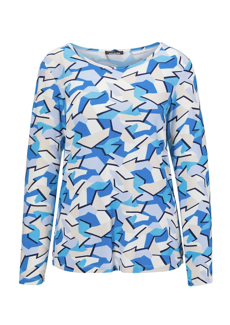 T-shirt à manches longues avec motif audacieux