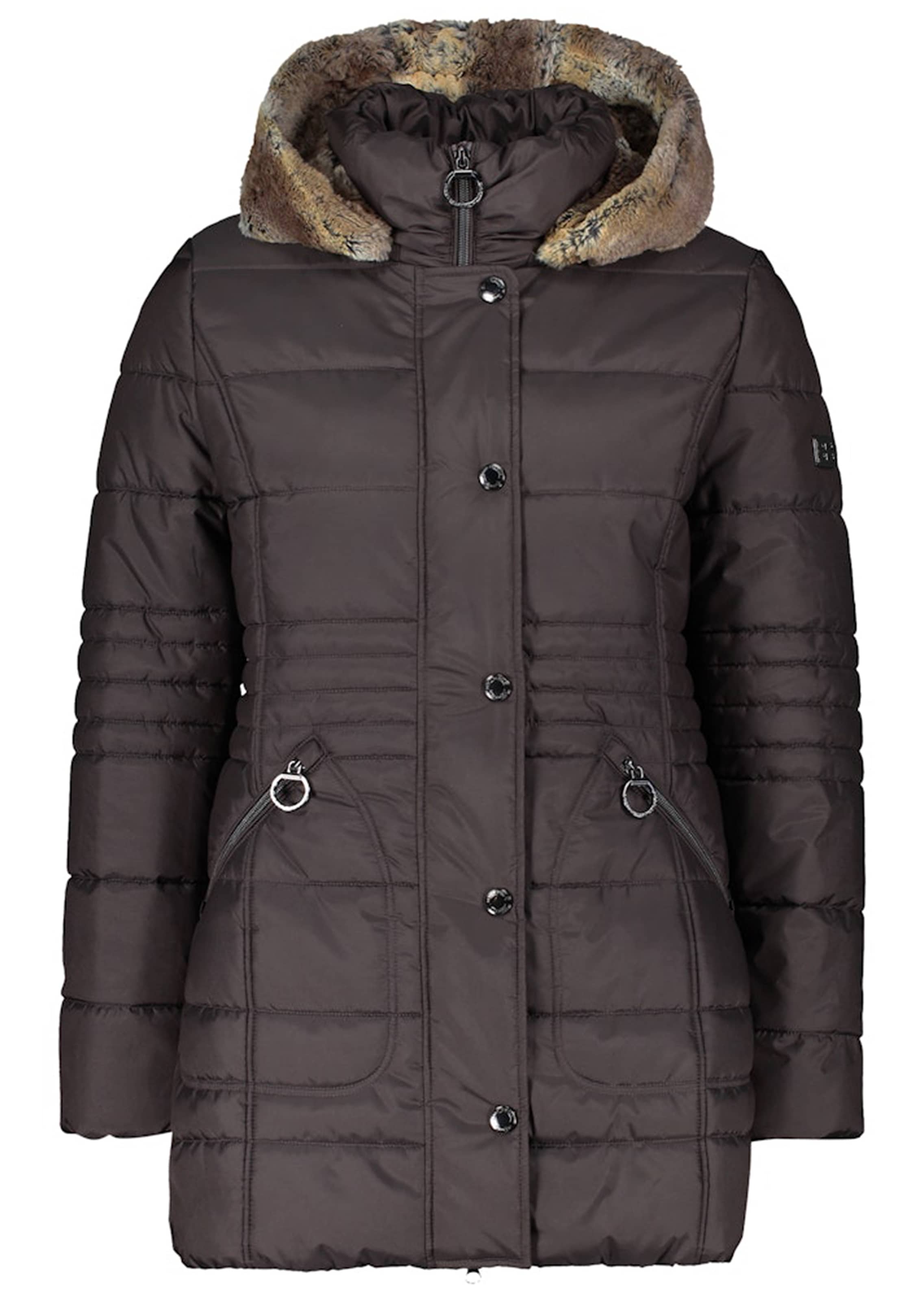 Steppjacke mit kuscheliger Kapuze