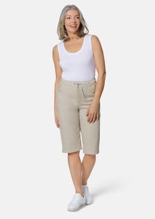 Long-Bermuda mit Schlupfbund und Kordelzug thumbnail 2