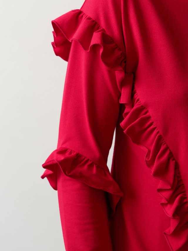 Sweatshirt mit Rüschen 4