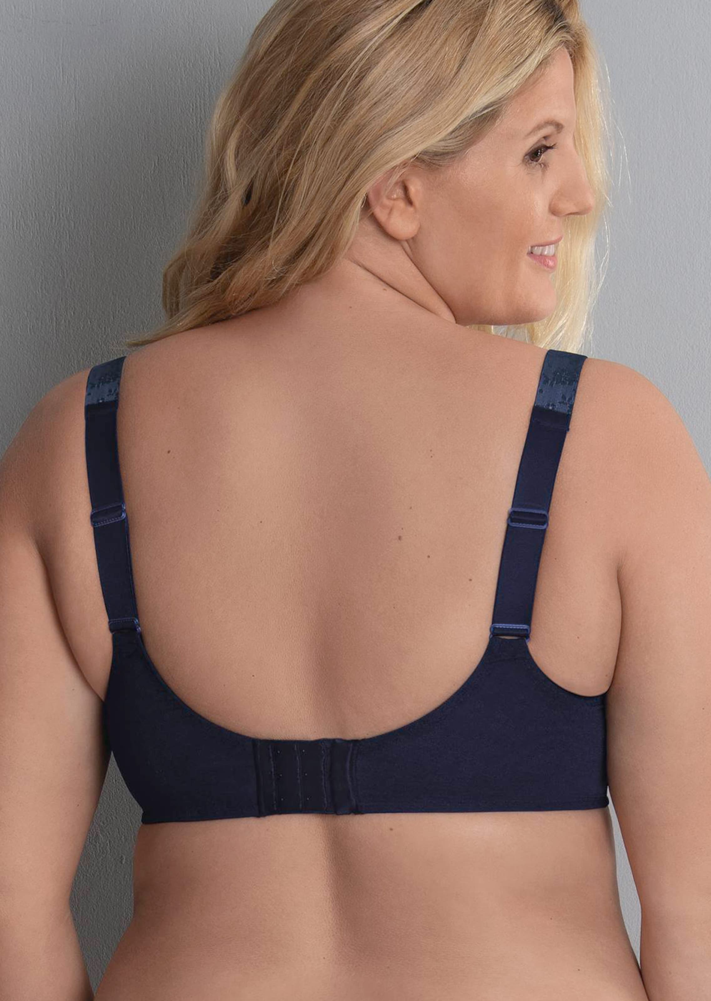 Soutien-gorge à armature à dentelle - bleu foncé - Gr. 95 C de Goldner Fashion