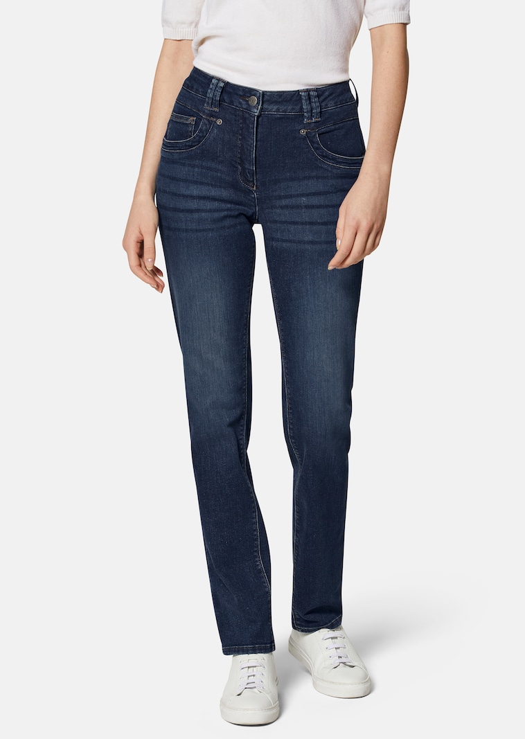 Klassieke 5-pocket jeans om op te rollen