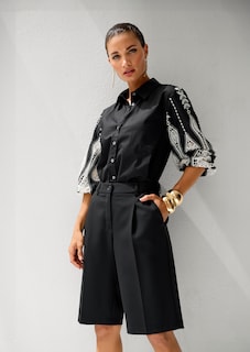 Lange Hemdbluse mit Lochstickerei thumbnail 7