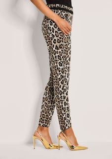 Broek met luipaardprint en ritszakken thumbnail 4