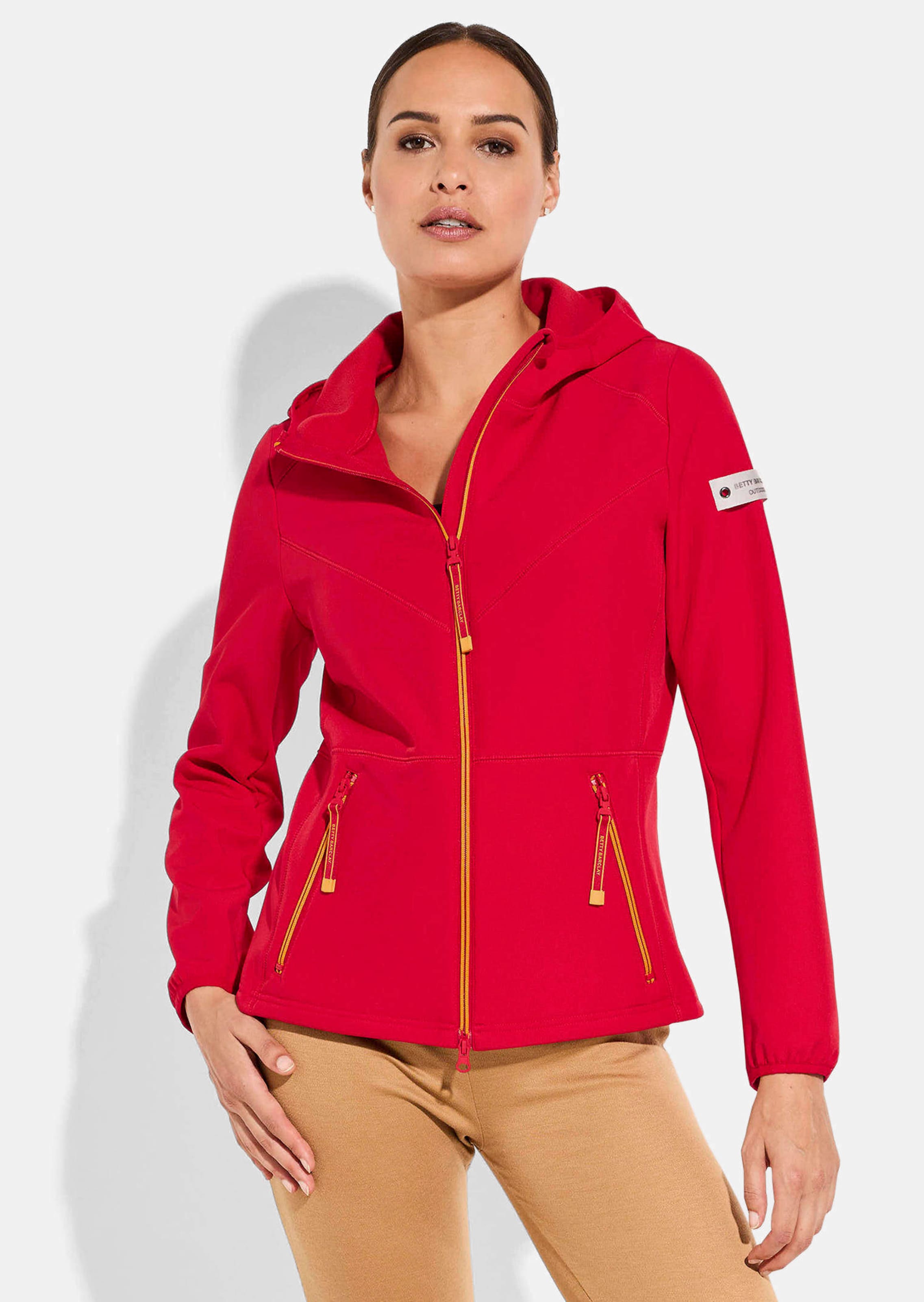 Flauschige Softshell-Jacke