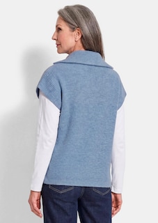 Tricot vest met ritssluiting thumbnail 2