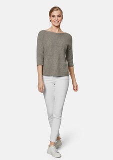 Kaschmir-Pullover mit Struktur-Mix thumbnail 2