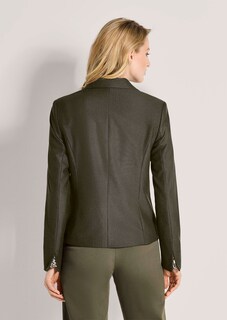 Nadelstreifen-Blazer mit goldfarbenen Wappenknöpfen thumbnail 3