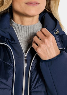 Veste matelassée avec manches en Softshell thumbnail 5