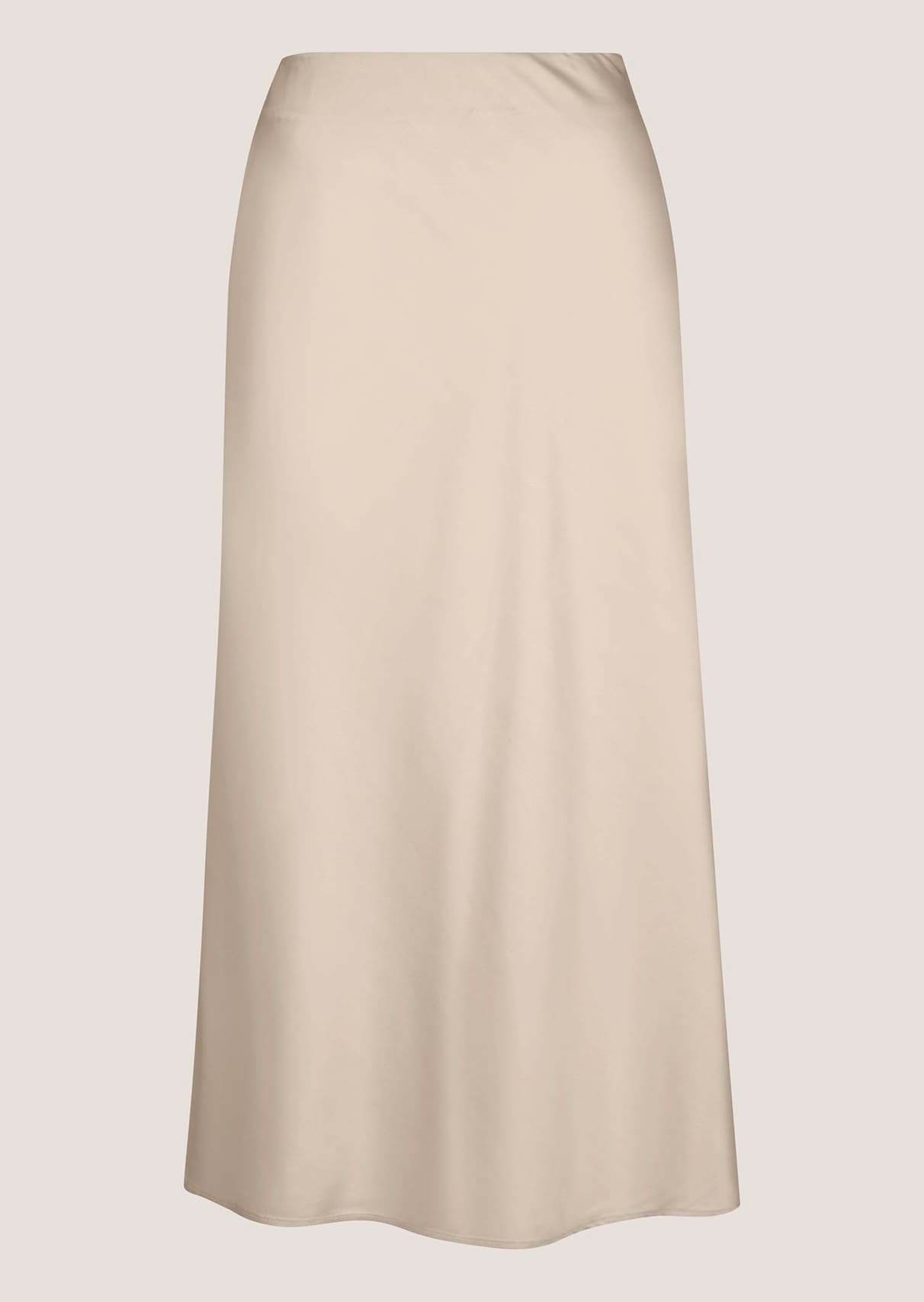 Jupe midi en satin fluide