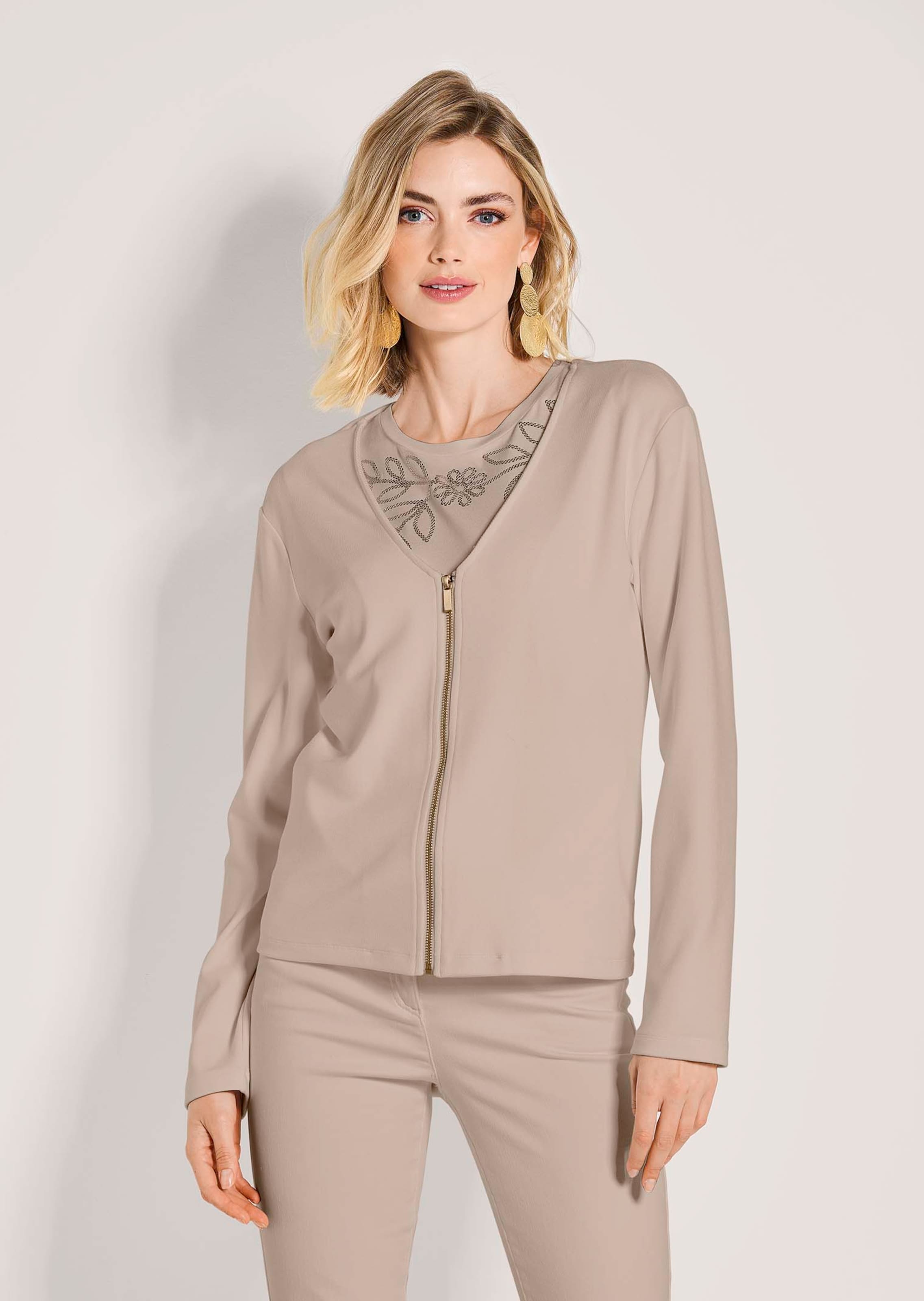 Sportiv-elegante Shirtjacke