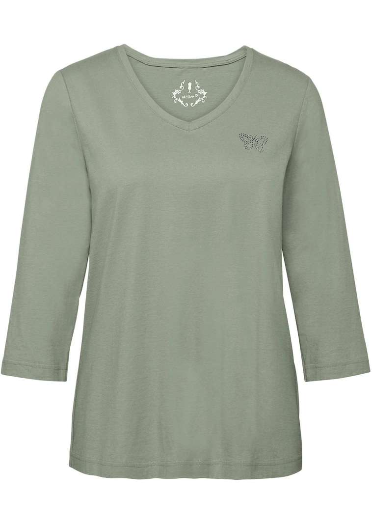 Shirt met applicatie