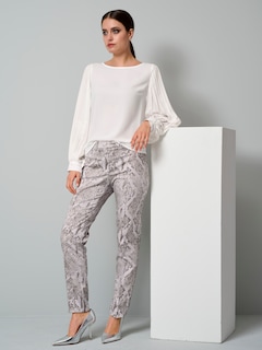 Bluse mit Plisseeärmel thumbnail 7