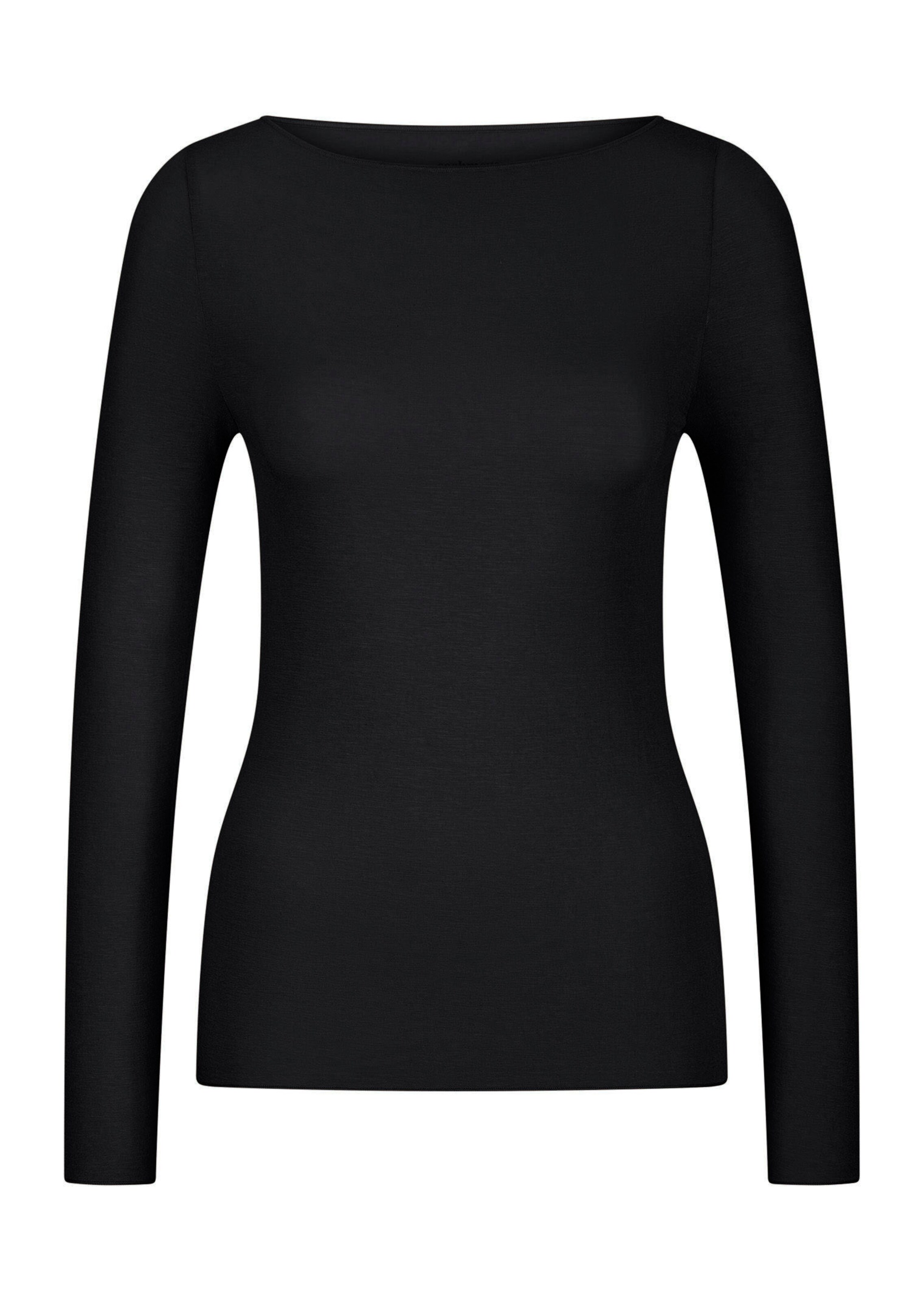 Shirt met lange mouwen en kasjmier