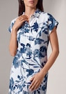 Robe-chemise en viscose avec imprimé fleuri thumbnail 6
