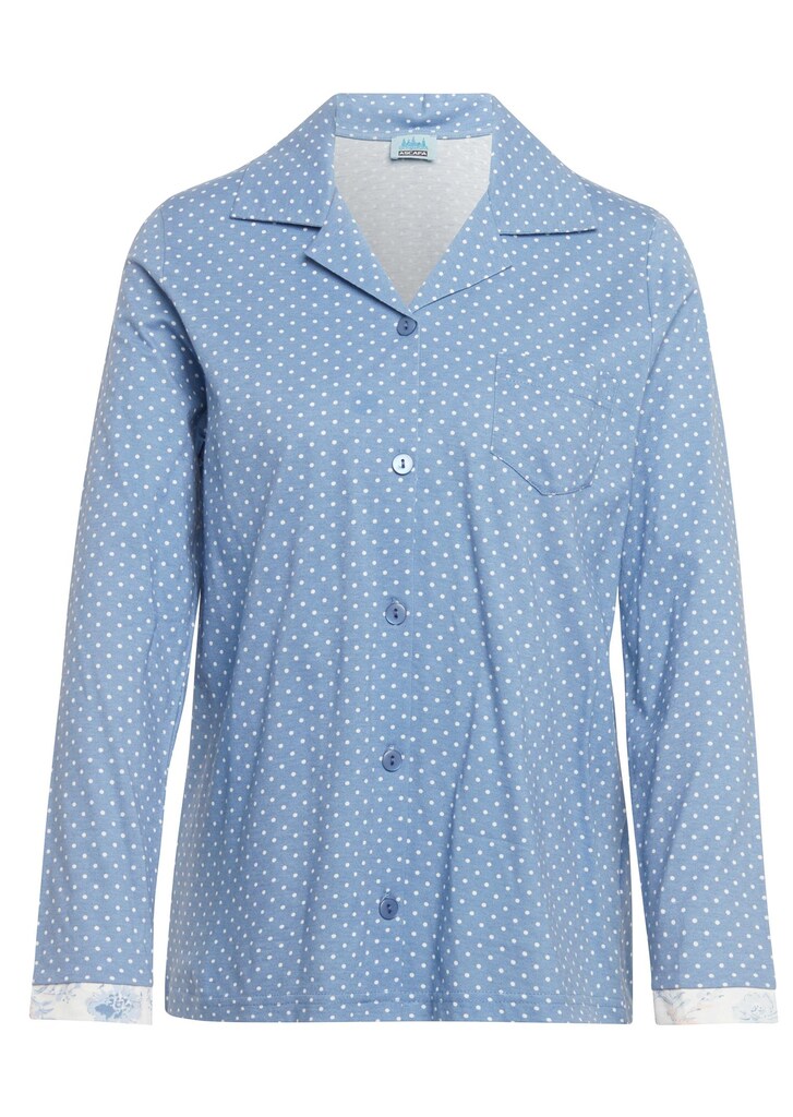 Getupftes Pyjama-Oberteil Mix&Match