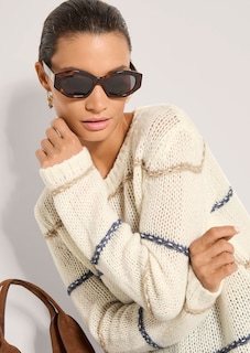 Grobstrickpullover aus Kaschmir und Seide thumbnail 4