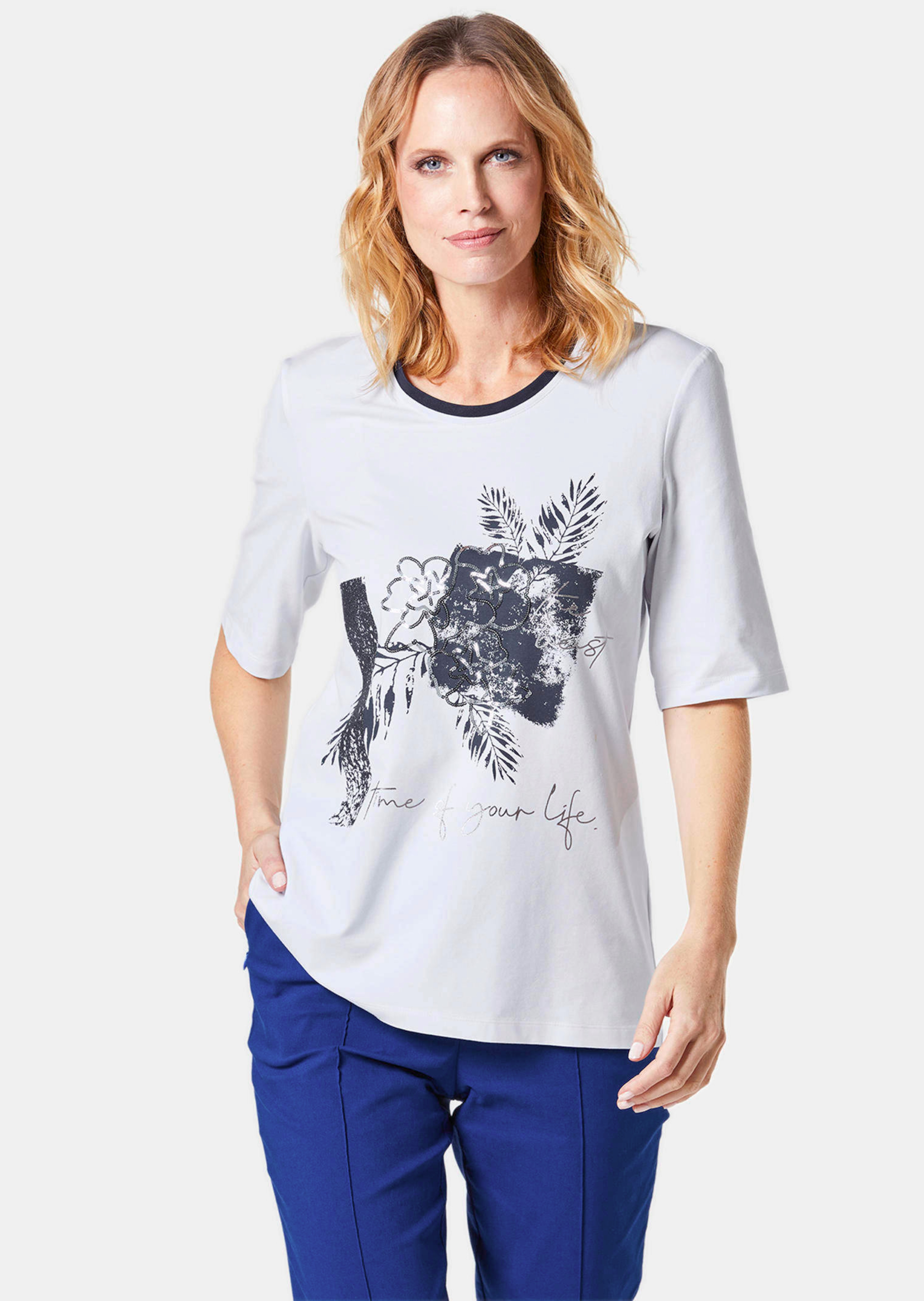 T-shirt imprimé floqué