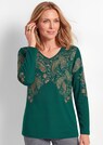 Shirt met lange mouwen en geplaatste paisleyprint thumbnail 7