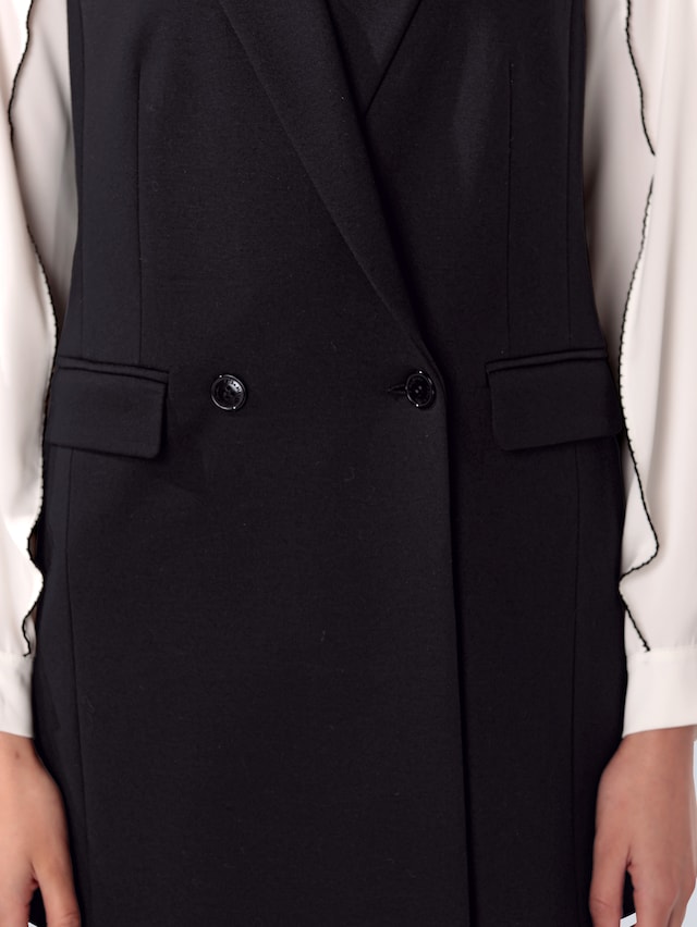 Blazerweste mit Reverskragen 2