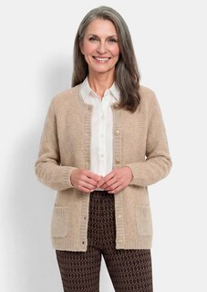 Strickjacke mit Merinowolle im Zickzack-Muster thumbnail 1