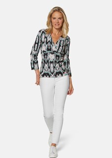 Yogashirt mit Snakeprint und 3/4-Ärmel thumbnail 2