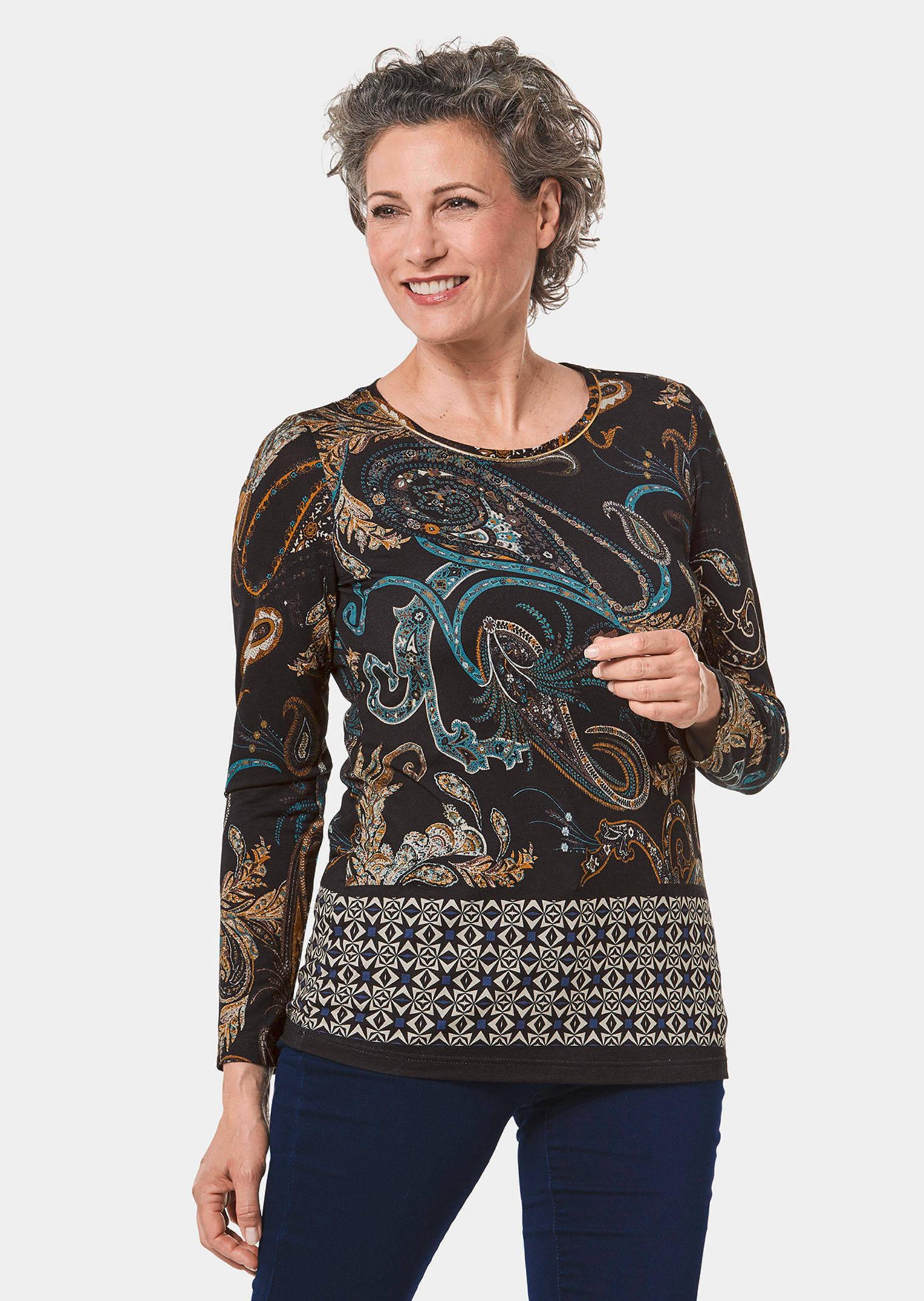 Pflegeleichtes Shirt mit modernem Druckmix