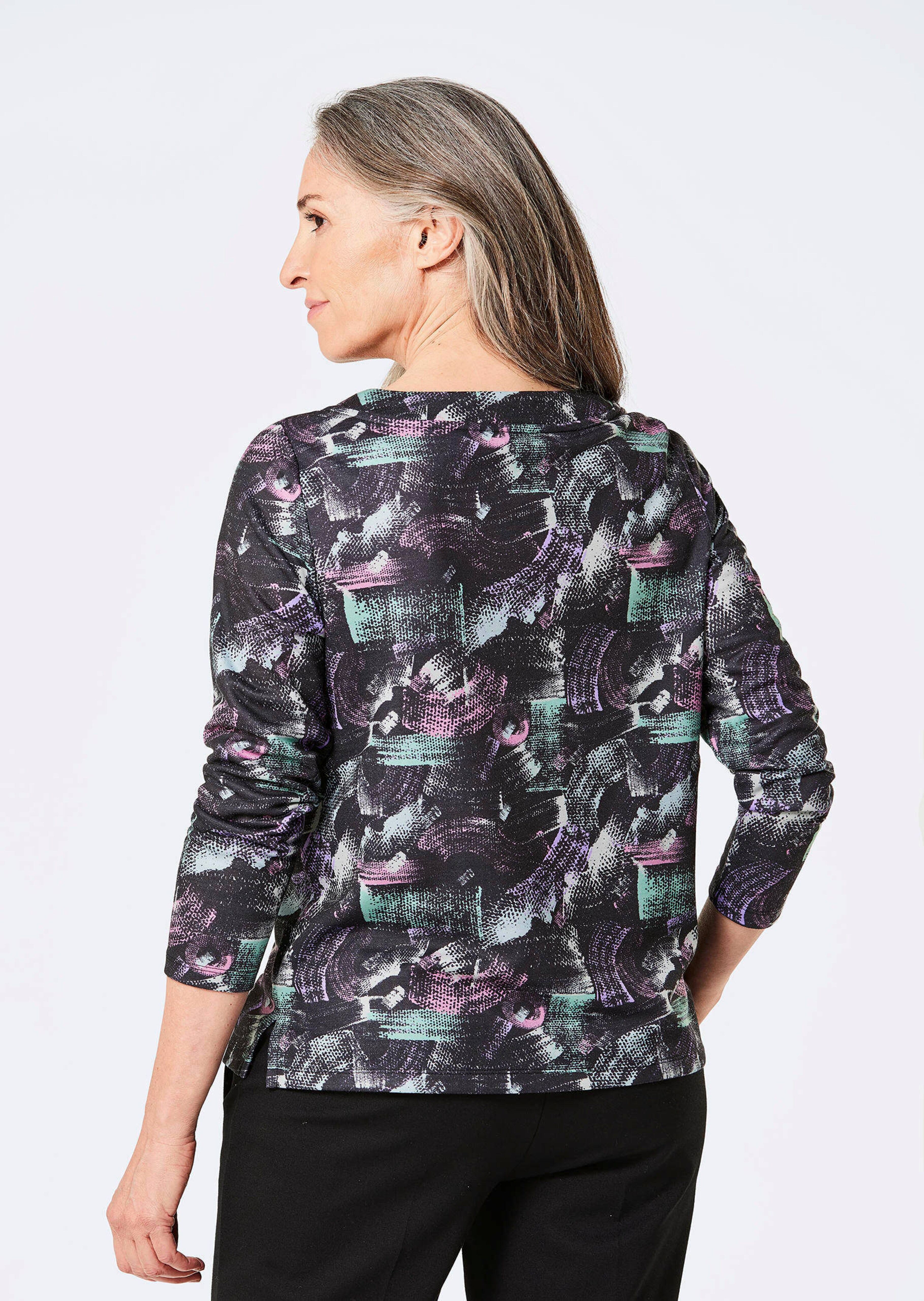 Sweatshirt met all-over print thumbnail 3