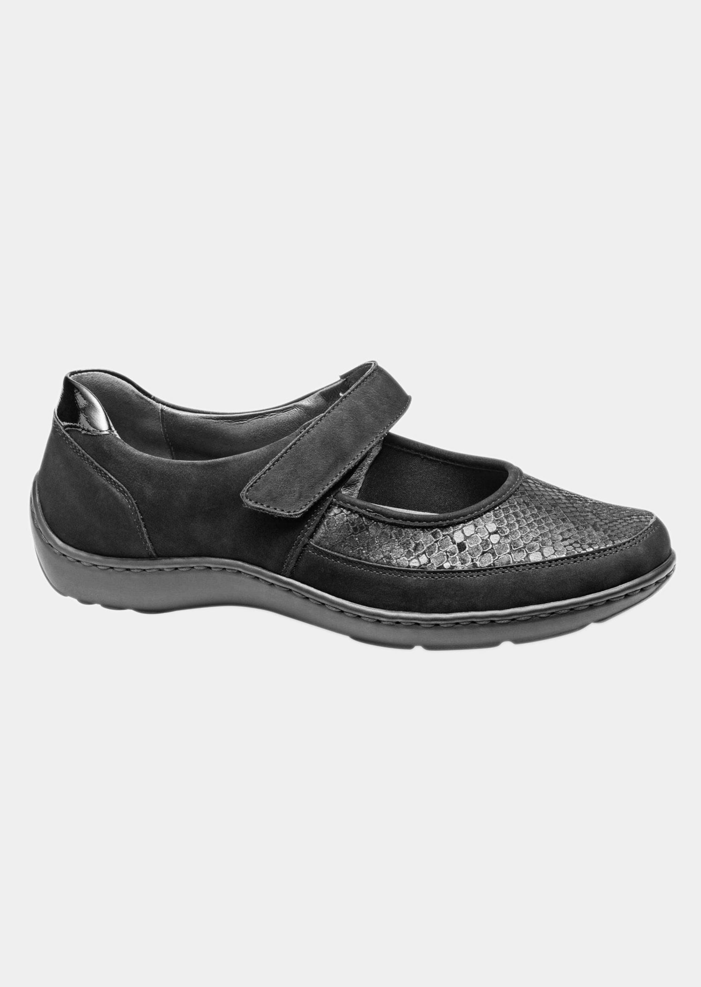 Mocassins à scratch réglable - noir - Gr. 41 de Goldner Fashion