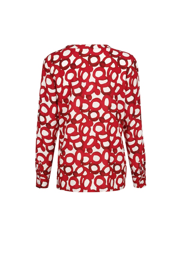 Bluse mit grafischem Dessin 6