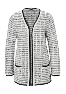 Cardigan avec motif jacquard élégant thumbnail 6