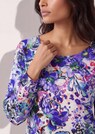 Bluse mit Blumenprint und Bordüre thumbnail 6