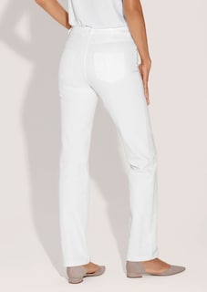 «M»-Jeans in gerader Form mit Logo-Stickerei thumbnail 3