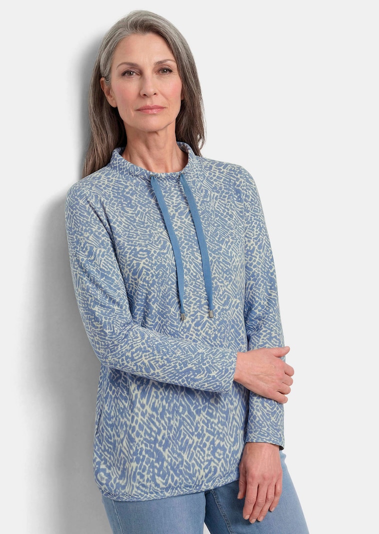 Sweatshirt aus flauschigem Jersey
