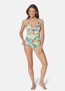 Triangle tankini with a fresh paisley print thumbnail 2