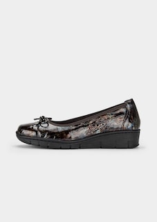 Ballerinas aus strukturiertem Lackleder thumbnail 4