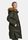 Lange Daunenjacke mit Webpelz thumbnail 4