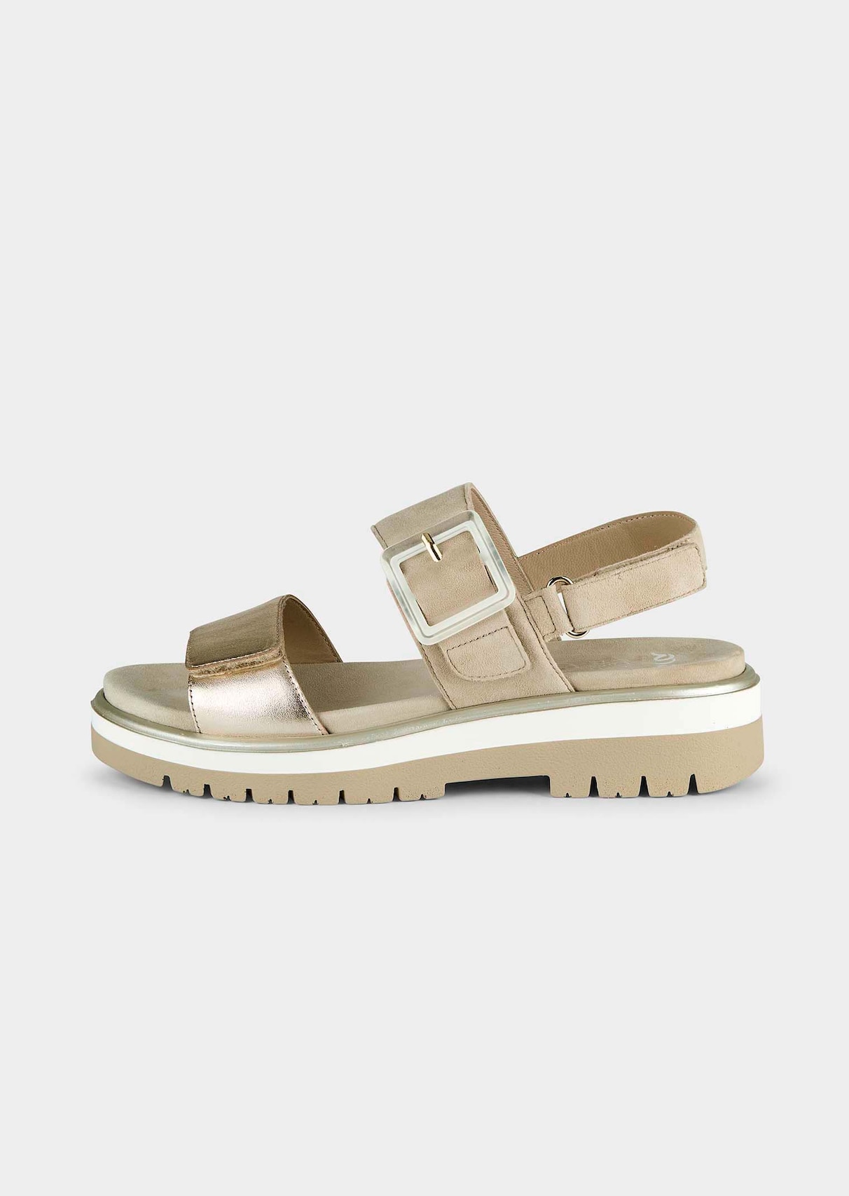 Sandalen mit dekorativer Zierschließe