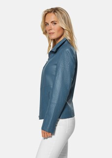 Lederjacke aus Nappa mit Crash-Struktur thumbnail 4