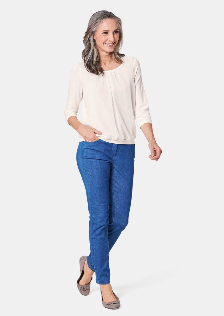 Gepflegtes Shirt in eleganter Blusen-Optik